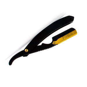 Vente flash : Rasoir de barbier en acier inoxydable avec manche en acier inoxydable et lame interchangeable demi-lame - Product Image 4