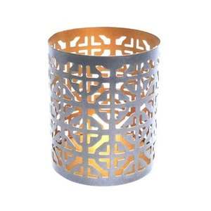 Nouveau design de décoration de Noël, porte-bougie en métal, couleur cuivre et argent, vente en gros dans le monde entier - Product Image 1