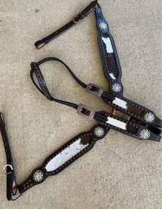 Alta calidad Horse One Ear Headstall Breast Collar Set Tack al mejor precio - Product Image 5