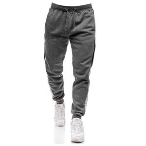 Comfortable <b>Men's</b> Workwear <b>Trousers</b> with Side Pockets Casual Full-Length <b>Trousers</b> for Outdoor and Daily Use - Product Image 3