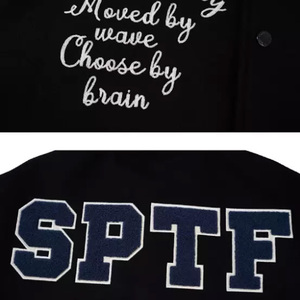 Chaqueta Bomber de Béisbol para Hombre, Estilo Urbano, Invierno, con Bordado Personalizado, Ecológica, Colores y Logos Personalizables, en Oferta - Product Image 6