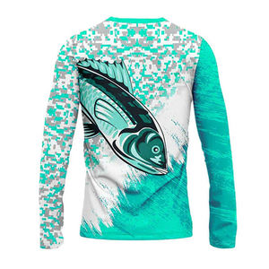 เสื้อตกปลาแขนยาวแห้งเร็ว3D พิมพ์ลายดิจิตอลชุดตกปลาแบบกำหนดเองแห้งเร็ว - Product Image 2