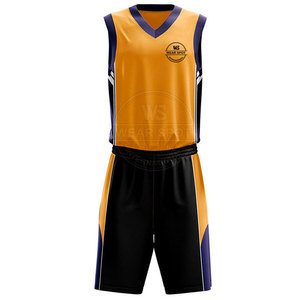 ชุดบาสเก็ตบอลดีไซน์ใหม่ล่าสุด ชุดกีฬาทีมขายดี ราคาถูก ผลิตในปากีสถาน - Product Image 2