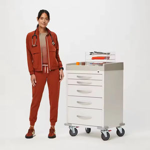 Vestes de travail pour infirmiers et médecins en coton et polyester extensible, ensemble de vêtements médicaux confortables pour l'hôpital, pantalon de jogging, uniforme, veste - Product Image 5