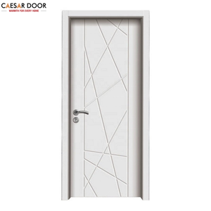 Puertas Interiores con Marcos de Madera Ecológica Decorativa, Precolgadas, de WPC, Fáciles de Instalar, en Color Nogal, Teca y Roble, Resistentes al Agua, para Dormitorio - Product Image 2