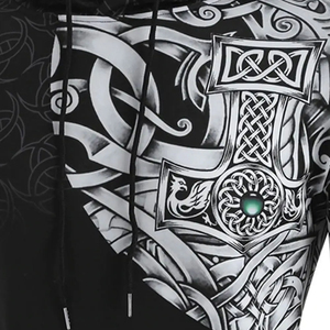Sudadera con Capucha para Hombre, Otoño 2026, con Forro Bordado y Estampado, Transpirable y Ecológica, Ropa Deportiva Joxai - Product Image 4