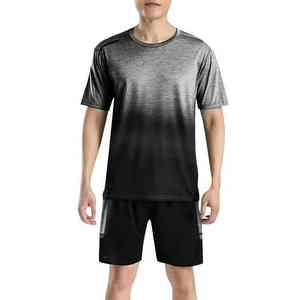 Lo último 2025, ropa de marca de verano para hombre, nuevos conjuntos de pantalones cortos informales con camiseta de manga corta y chándal sólido, conjuntos de 2 piezas - Product Image 1