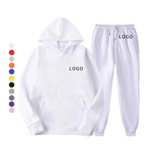 Ensemble de sweat à capuche en coton avec logo personnalisé pour garçons et filles pull décontracté survêtement jogging vêtements de sport mode enfants groupe d'âge enfants - Product Image 1