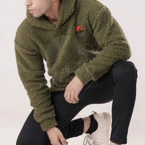 New Arrival Pullover Men <b>Sherpa</b> <b>Hoodies</b> Oversized Best Selling Men <b>Sherpa</b> <b>Hoodies</b> For Good Sale - Product Image 6