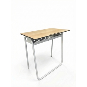 Escritorio Individual para Estudiantes con Patas en U de Alta Calidad, Compacto, con Marco Metálico y Laminado, para Exportación Escolar - Product Image 3