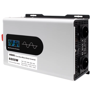 Inversor de Corriente de Onda Sinusoidal Pura HOULI 12V 230V para Auto, Inversor Solar de 6000W 5000W 4000W, Inversor 24V 48V 120V - Product Image 1
