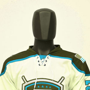 เสื้อเจอร์ซีย์โพลีเอสเตอร์สำหรับผู้ชายเสื้อฮ็อกกี้น้ำแข็งดีไซน์ตามสั่งเสื้อทีมสโมสรโพลีเอสเตอร์100% - Product Image 3