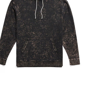 Conjunto de Sudadera con Capucha y Pantalones Cortos con Lavado Ácido, Mangas Largas Estampadas, Estilo Holgado, Chándal de Felpa, Estilo Urbano - Product Image 6