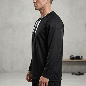 Jersey Moderno de Hockey sobre Hielo con Diseño Personalizado, Tela Transpirable, Perfecto para Entrenamiento Deportivo en Equipo y Juego Competitivo - Product Image 5