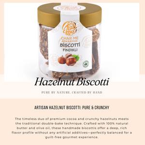 Handmade Hazelnut Biscotti 190g Artisan Italian Style Crunchy <b>Cookies</b>, Premium Gourmet Biscuit Private Label - Product Image 2