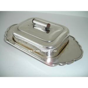 Recipiente de mantequilla de acero inoxidable con tapa de diseño de pájaros Accesorios de utensilios de cocina Plato para servir queso de mantequilla a precio atractivo - Product Image 2