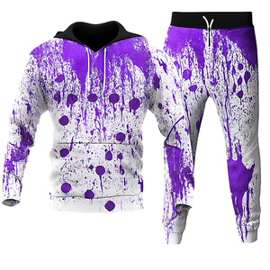 ชุดวอร์มสองชิ้นสำหรับผู้ชายและผู้หญิงชุดวอร์มพิมพ์ลายกราฟิกโลโก้แบบกำหนดเองสไตล์ล่าสุด - Product Image 6