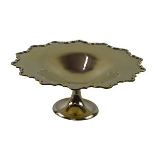 Cuenco de fruta y fruta seca completamente de latón, cuencos de moda con acabado dorado, plato para servir alimentos y decoración, plato para servir con forma de flor - Product Image 1