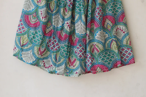 Wholesale 100% Cotton Fabric Long <b>Skirt</b> for Women's Clothing, Handmade Vintage Style <b>Skirt</b> Dress - Product Image 3
