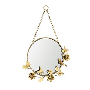 Espejo de pared hecho a mano de alta calidad con atractivo diseño vintage Marco de metal más vendido para la decoración del hogar para el baño de la sala de estar - Product Image 2