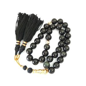 Vente en gros de chapelets de prière islamiques faits à la main, pas chers, en acrylique et cristal, pour musulmans - Product Image 3