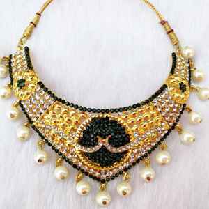 Ensemble de collier, boucles d'oreilles et diadème de mariée de luxe, alliage, cristal et strass, design floral, bijoux vintage pour mariage et fête, femmes - Product Image 2