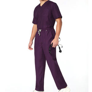 Ensemble de blouses médicales personnalisées à marque privée pour hommes, blouses d'infirmière confortables de haute qualité, détection des aiguilles, usage hospitalier - Product Image 1