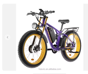 Vélo Électrique Tout-Terrain OEM/ODM Longue Portée pour Adulte 48V 2000W 1000W 22.4Ah Double Suspension Pneus Larges VTT Électrique - Product Image 4