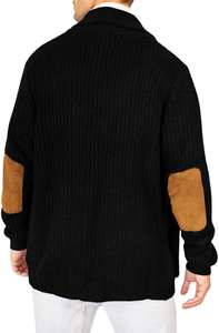 Pull en molleton à manches longues pour homme, couleurs personnalisées, broderie, impression numérique, avec empiècements aux coudes, pull d'hiver, forte demande - Product Image 2