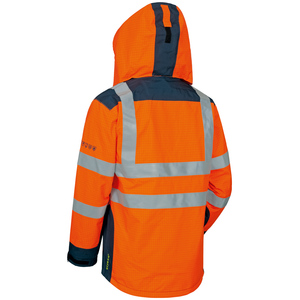 Veste de travail réfléchissante en Polyester haute visibilité poche hiver chaud thermique avertissement de sécurité routière uniforme imperméable vêtements de travail routier - Product Image 2