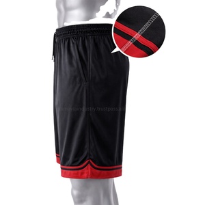 กางเกงบาสเก็ตบอลเอลีท 100% โพลีเอสเตอร์ ระบายอากาศได้ดี ป้องกันแบคทีเรีย ป้องกันรังสียูวี แห้งเร็ว ไซส์ใหญ่ แต่งลายด้านหน้า ปรับแต่งได้สำหรับทีม - Product Image 3