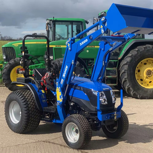 Agricultural Tractors SOLIS 26 with Loader 4x4 Solis <b>Small</b> Farm And Garden <b>Wheel</b> Tractor - Product Image 1