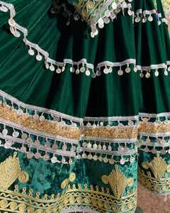 ชุดเดรส kuchi afghani ชุดสูทอัฟกานิสถานชุดพื้นเมืองอัฟกานิสถานชุดเดรสชนเผ่าอัฟกานิสถาน - Product Image 5