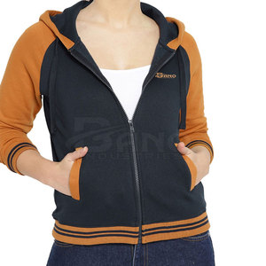 Sudadera con Capucha de Punto Ajustada de Moda para Mujer, Informal, con Logotipo Frontal, Cuello con Capucha, Alta Calidad, para Invierno, MOQ Bajo - Product Image 6