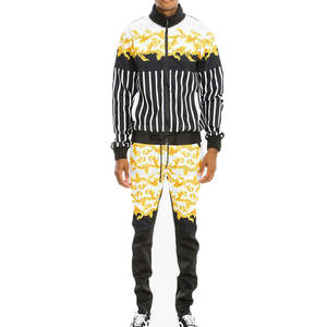 Survêtement de sublimation le plus populaire, nouveau design, avec logo personnalisé Offre Spéciale hommes, survêtement de sublimation à bas prix - Product Image 1