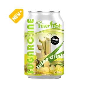 Wholesale Vietnam OEM Private Label Low-Carb Tropical Fruit Beverages New Tinned Canned Sugarcane Juice Soft Drinks