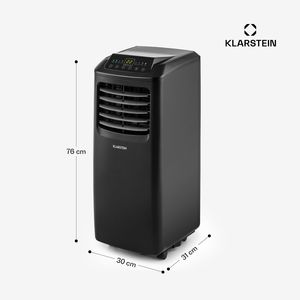 Climatiseur portable 9000 BTU pour la maison, contrôle par application WiFi, 3 en 1 (refroidissement, déshumidificateur, ventilateur) pour les pièces de 26 à 44 m², noir - Product Image 6