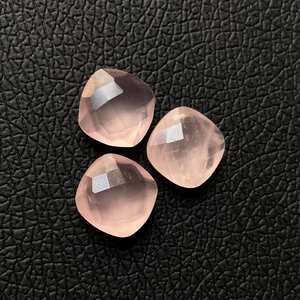 หินอัญมณีควอตซ์เจียระไนแบบเหลี่ยมเพชรพลอยหินธรรมชาติแบบหลวมเบาะรองนั่ง - Product Image 2