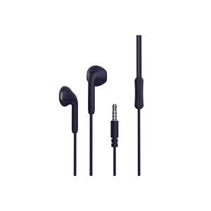 Audífonos Zore ER06 con Cancelación Activa de Ruido (ANC) Over-Ear, Bluetooth 5.0, Híbridos con Cable/Inalámbricos, Azul Marino - Product Image 1