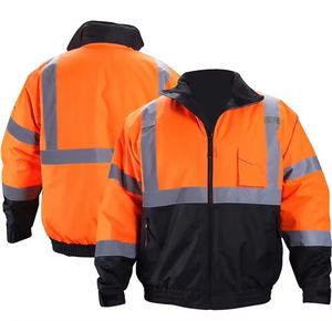 OEM ODM chaquetas de seguridad reflectantes al por mayor de alta calidad de invierno cálido trabajador chaqueta de seguridad personalizado trabajador barato abrigo de seguridad OEM - Product Image 1