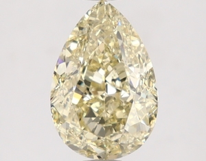 Fancy Yellow Natural Even 2,01 Quilates Modificado Corte de pera Suelto VS1 Clarity Fancy 100% Diamantes sueltos Naturales de La India al por mayor - Product Image 1
