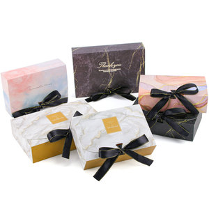 Marble Gift Box Scarf Advanced Gift Box Birthday Party Wedding Celebration Holiday Decoration Packaging Box