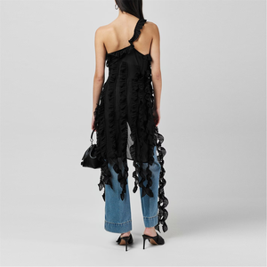 Camisa Informal Ligera para Mujer para los Días de Verano, Blusa Moderna para Uso Diario, Camisa de Algodón Lisa para Mujer para Uso en la Oficina - Product Image 4