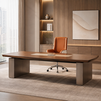 Chaise de bureau de direction moderne Tan, pivotante, avec coque latérale blanche, base chromée et roulettes