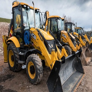 Chargeuse-pelleteuse JCB 3cx haute performance avec godet de rétrocaveuse, meilleure machine de chantier avec pompe à moteur et composants PLC essentiels - Product Image 4