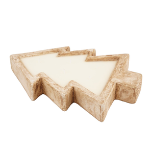 Christmas-Themed <b>Wooden</b> Candle Bowl Centerpiece 100% Natural <b>Wooden</b> Dough Bowl for Candles Decorative <b>Wooden</b> Dough Candle - Product Image 5