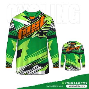 Camisetas de Ciclismo de media montaña personalizadas de alta calidad para hombres, poliéster sublimado de secado rápido, transpirable, opciones de talla grande al por mayor - Product Image 4