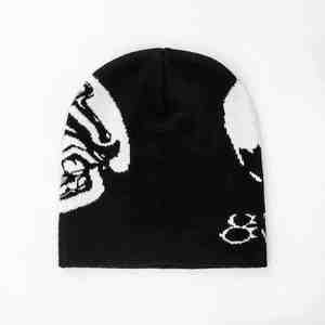 Mode 6 couleurs en gros personnalisé imprimé printemps et hiver chapeaux logo personnalisé hiver bonnet casquettes coton matériel personnalisé - Product Image 2