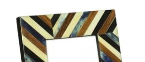 Marco de fotos de madera con incrustaciones de hueso decorativo, forro colorido hecho a mano, ilustraciones para decoración del hogar y regalos - Product Image 5