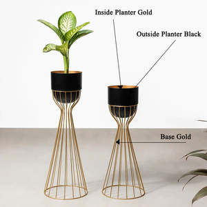 Nuovo stile artigianale in metallo inglese fioriera alla moda vaso di fiori fantasia per la decorazione della casa e il giardino di piantare la vendita calda - Product Image 2